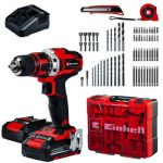 Taladro Inalambrico TE-CD 18/40 Li Kit Maletin 69 accesorios Einhell