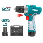 Taladro Atornillador Inalambrico 10MM 12V + 2 Baterias 1.5 AH TDLI12325 TOTAL
