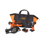 Kit Taladro Atornillador + Sierra Circular 20v Max Batería, Cargador y Bolso Bdcd220cs-b2c Black And Decker