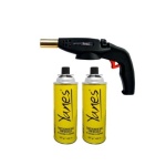 Soplete a Gas c/piezo PROF 2001K con 2 cartuchos YANES