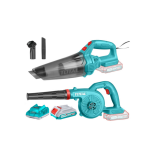 Kit Soplador y Aspiradora Inalambrico 20V con 1 bateria TOSLI240998 Total