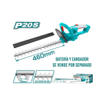 Cortasetos Inalámbrico Industrial 460mm 20V THTLI20018 Total