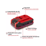Batería PXC+ 18V 3,0Ah SEALED 4511618 Einhell - Imagen 3