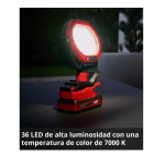 Lampara Outdoor Inalambrica 18V GC-OL 18/1500 LI-SOLO Einhell - Imagen 7