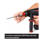 Rotomartillo Inalámbrico SDS PLUS Profesional TP-HD 18/28 Li BL+4 (1x3,0Ah+) con bateria Einhell - Imagen 4