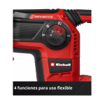 Rotomartillo Inalámbrico SDS PLUS Profesional TP-HD 18/28 Li BL+4 (1x3,0Ah+) con bateria Einhell - Imagen 5