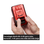Batería 4-6 Ah Multi-Ah Power X-Change Plus Einhell - Imagen 6