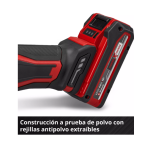 Esmeril Angular Inalámbrico TE-AG 18/125-2 Li (1x4,0 Ah) Einhell - Imagen 9