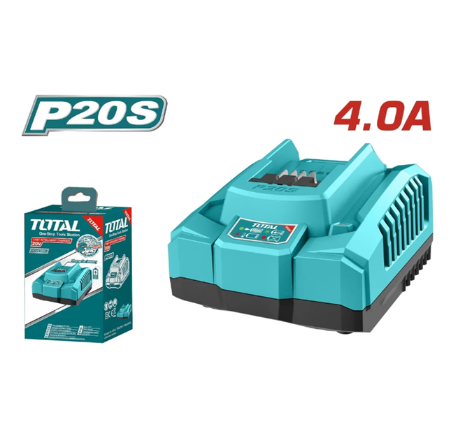 tfcli20411-7 Cargador de Batería Rapido Li-ion 20V 4Ah TFCLI20411-7 Total - Imagen 1