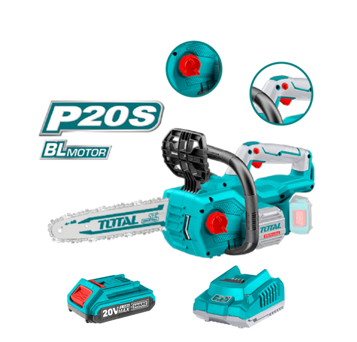 tgsli20128 con bateria Motosierra Inalámbrica Brushless 12" 20V TGSLI20128 con bateria Total - Imagen 1