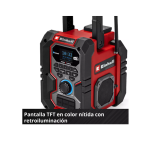 Radio Parlante Inalámbrica TE-CR 18 Li DAB+/FM/BT con bateria Einhell - Imagen 9