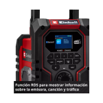 Radio Parlante Inalámbrica TE-CR 18 Li DAB+/FM/BT con bateria Einhell - Imagen 13