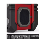 Radio Parlante Inalámbrica TE-CR 18 Li DAB+/FM/BT con bateria Einhell - Imagen 12
