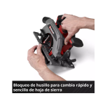 Sierra Circular Inalámbrica Professional TP-CS 18/165 Li BL - Solo Einhell - Imagen 6