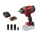 Llave de Impacto Inalámbrico IMPAXXO 18/450 Profesional torque 450nm con bateria Einhell