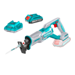 Sierra Sable Inalámbrica 20v Brushless + 2 Hojas TRSLI2108 Total