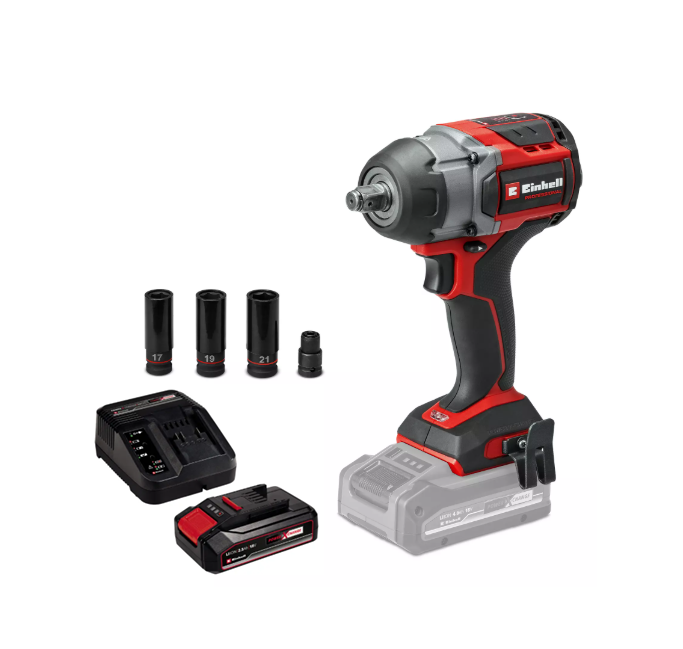 5aq Llave de Impacto Inalámbrico Professional TP-CW 18/750-C Li BL con bateria Einhell - Imagen 1