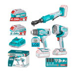 Kit Pistola de Calor + Lampara + Chicharra inalambrica TOSLI241196 Total