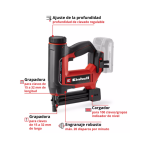 Grapadora y Clavadora inalámbrica TE-CN 18/32 Li - Solo con bateria Einhell - Imagen 2