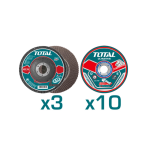 Esmeril Angular Inalambrico 42V Brushless + 2 baterias TAGLI4108112 Total - Imagen 5