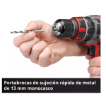 Taladro Percutor Inalámbrico Professional TP-CD 18/60 Li- i BL (1x2,0Ah) Einhell - Imagen 5
