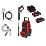 Hidrolavadora Inalámbrica de Alta Presión 105bar HYPRESSO 36/105 con 2 bateria Einhell