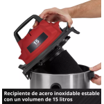 Aspiradora Electrica seco / húmedo TC-VC 1540 S Einhell - Imagen 7