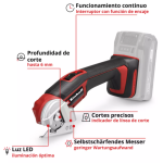 Multiherramienta de Corte Inalambrica TE-UC 18/6 Li - Solo Einhell - Imagen 2