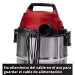 Aspiradora Electrica seco / húmedo 30 litros TC-VC 3055 S Einhell - Imagen 10