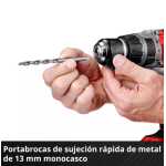 Taladro Percutor Inalambrico TP-CD 18/70 Li-i BL (2x2,0Ah) Einhell - Imagen 8