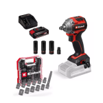 Llave de Impacto Inalámbrico PROFESSIONAL TP-CW 18/260-C Li BL + Bateria + Set de Dados de Impacto Einhell