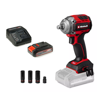 Captura de pantalla 2026-02-06 150810 Llave de impacto inalámbrico PROFESSIONAL TP-CW 18/350-C Li BL con bateria Einhell - Imagen 1