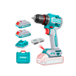 Taladro Atornillador Inalambrico 13mm 20V + 2 Baterias TDLI205062 Total