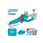 Minimotosierra Inalambrica 6" 20V + 2 baterias TGSLI20662 Total