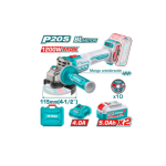 Esmeril Angular Inalambrico 20V 1200W + 2 Baterias TAGLI2120252 Total