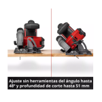 Sierra Circular Inalámbrica Professional TP-CS 18/136-C Li BL - Solo Einhell - Imagen 5