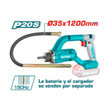 Vibrador para Concreto Inalambrico 20V TCVLI202502 Total