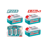 Kit de 3 Baterías de Litio-ion 20V 4ah TOSLI251296 Total