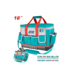 Bolso porta herramientas 16" 25 bolsillos THT561625 Total