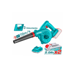 Soplador Inalambrico 20V Bl con 2 baterias TABLI20682 Total