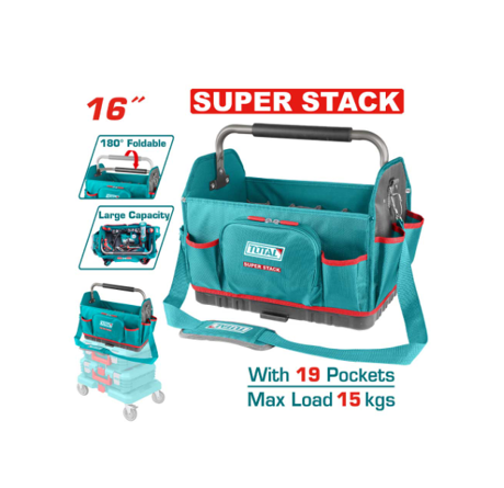 Captura de pantalla 2026-10-13 145431 Bolso de Herramientas 16" Apilable THT36L06 TOTAL - Imagen 1